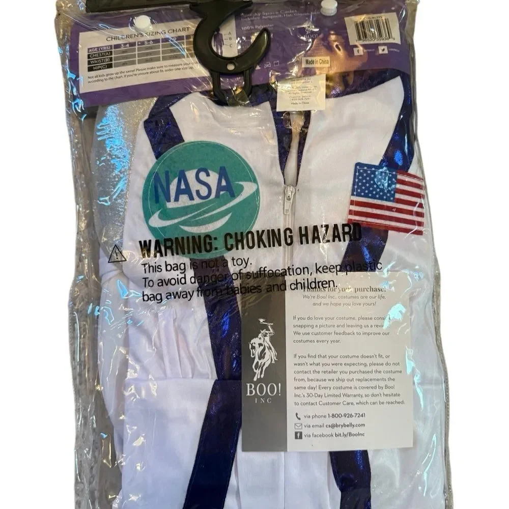 NWT Spunky Space Cadet Costume size 3-4
